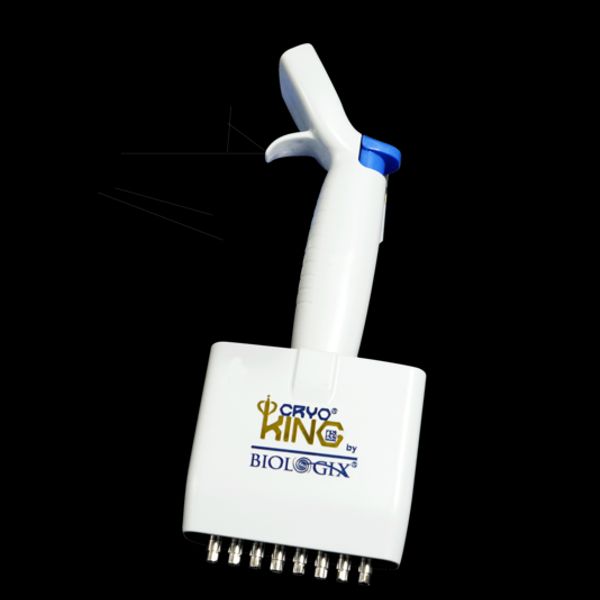 8-channel screw cap capper/decapper,easy-to-use design, convenient operation, ergonomic design,  continuous use,fit for internal cryoking 96-well sbs formate vial. 1/case|CKS-4008