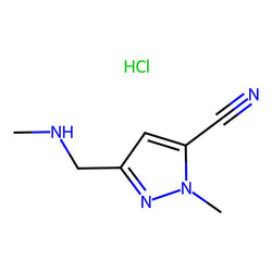 1-Methyl-3-((methylamino)methyl)-1H-pyrazole-5-carbonitrile hydrochloride|CS-0101072|1643141-20-1