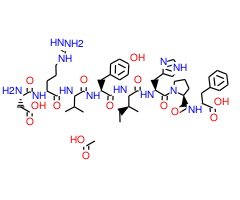Angiotensin II acetate salt|C1789752|68521-88-0