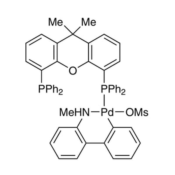 Methanesulfonato[9,9-dimethyl-4,5-bis(diphenylphosphino)xanthene](2'-methylamino-1,1'-biphenyl-2-yl)palladium(II), 98% [Xantphos Palladacycle Gen. 4]|46-0388|1621274-19-8