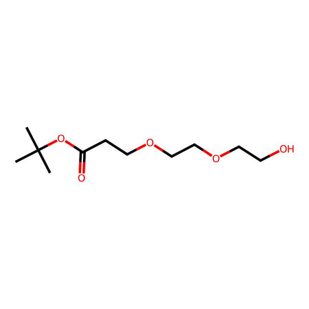 Tert-butyl 3-(2-(2-hydroxyethoxy)ethoxy)propanoate, 98%|1908612|133803-81-3