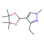 3-Ethyl-1-methyl-4-(tetramethyl-1,3,2-dioxaborolan-2-yl)-1H-pyrazole|CS-0051382|1619991-78-4