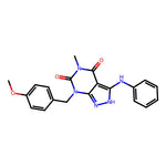 7-[(4-Methoxyphenyl)methyl]-5-methyl-3-(phenylamino)-2H-pyrazolo[3,4-d]pyrimidine-4,6(5H,7H)-dione|CS-B1302|1160521-51-6