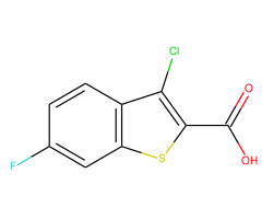 3-Chloro-6-fluoro-1-benzothiophene-2-carboxylic acid|CS-0204361|34576-92-6