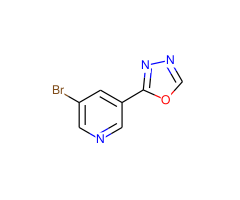 2-(5-Bromopyridin-3-yl)-1,3,4-oxadiazole|CS-0199491|924869-13-6