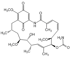 Geldanamycin, 99%, from Streptomyces hygroscopicus var geldanus, a HSP90 inhibitor|573584|30562-34-6