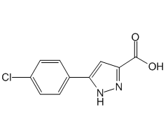 5-(4-Chlorophenyl)-1H-pyrazole-3-carboxylic acid, 97%|264091|54006-63-2