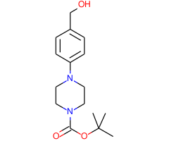 tert-Butyl 4-(4-(hydroxymethyl)phenyl)piperazine-1-carboxylate|CS-0060943|158985-37-6