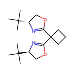 (4R,4'R)-2,2'-(Cyclobutane-1,1-diyl)bis(4-(tert-butyl)-4,5-dihydrooxazole)|CS-0179442|2828431-97-4