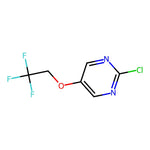 2-Chloro-5-(2,2,2-trifluoroethoxy)pyrimidine|CS-0648407|145948-01-2