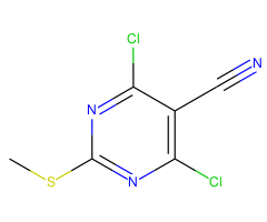 4,6-Dichloro-2-(methylthio)pyrimidine-5-carbonitrile|CS-W020507|33097-13-1