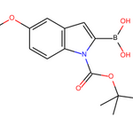 (1-(tert-Butoxycarbonyl)-5-methoxy-1H-indol-2-yl)boronic acid|CS-0002271|290331-71-4