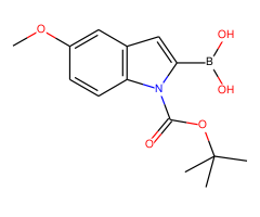 (1-(tert-Butoxycarbonyl)-5-methoxy-1H-indol-2-yl)boronic acid|CS-0002271|290331-71-4