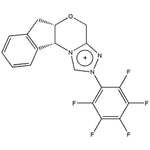 (5aS,10bR)-(-)-5a,10b-Dihydro-2-(pentafluorophenyl)-4H,6H-indeno[2,1-b][1,2,4]trizolo[4,3-d][1,4]oxazinium tetrafluoroborate (contains 15-20% minor isomer)|07-0414|740816-14-2