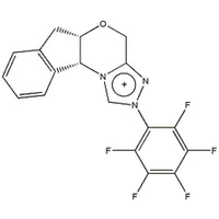(5aS,10bR)-(-)-5a,10b-Dihydro-2-(pentafluorophenyl)-4H,6H-indeno[2,1-b][1,2,4]trizolo[4,3-d][1,4]oxazinium tetrafluoroborate (contains 15-20% minor isomer)|07-0414|740816-14-2