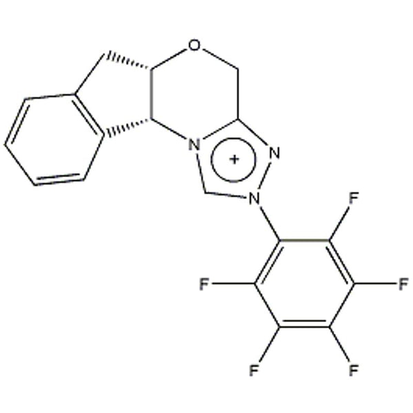 (5aS,10bR)-(-)-5a,10b-Dihydro-2-(pentafluorophenyl)-4H,6H-indeno[2,1-b][1,2,4]trizolo[4,3-d][1,4]oxazinium tetrafluoroborate (contains 15-20% minor isomer)|07-0414|740816-14-2