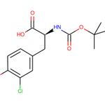 (S)-2-((tert-butoxycarbonyl)amino)-3-(3-chloro-4-hydroxyphenyl)propanoic acid|CS-0449181|192315-36-9
