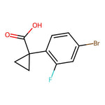 1-(4-Bromo-2-fluorophenyl)cyclopropanecarboxylic acid|CS-0041363|872422-15-6