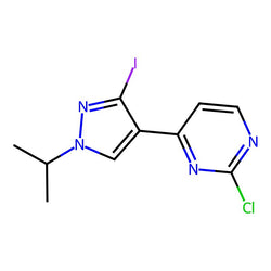 2-Chloro-4-[3-iodo-1-(1-methylethyl)-1H-pyrazol-4-yl]pyrimidine|CS-0010955|1269440-58-5