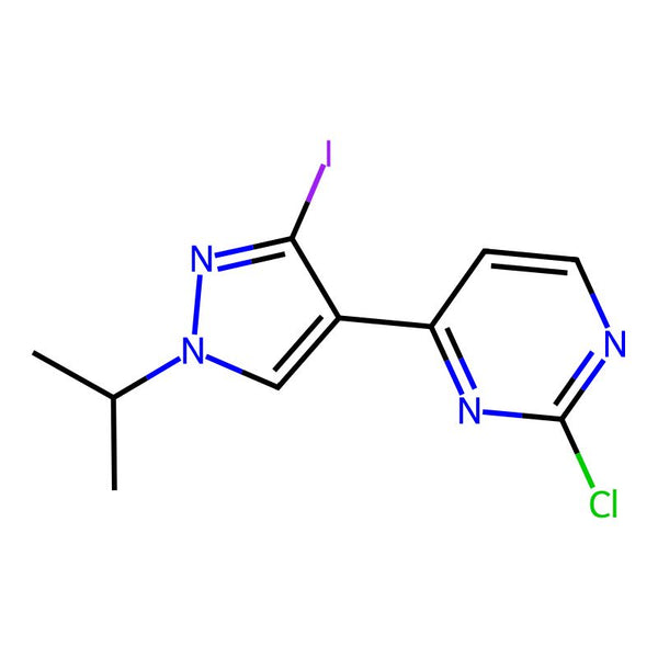 2-Chloro-4-[3-iodo-1-(1-methylethyl)-1H-pyrazol-4-yl]pyrimidine|CS-0010955|1269440-58-5