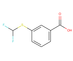3-((Difluoromethyl)thio)benzoic acid|CS-0345421|4837-24-5