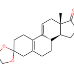 (8S,13S,14S)-13-Methyl-1,2,6,7,8,12,13,14,15,16-decahydrospiro[cyclopenta[a]phenanthrene-3,2'-[1,3]dioxolan]-17(4H)-one|CS-W007969|5571-36-8