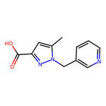 5-Methyl-1-(Pyridin-3-ylmethyl)-1H-pyrazole-3-carboxylic acid|CS-0744491|1517917-91-7