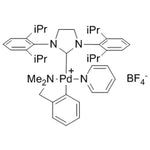 [1,3-Bis(2,6-di-i-propylphenyl)-4,5-dihydroimidazol-2-ylidene]{2-[(dimethylamino-kN)methyl]phenyl-kC}(pyridine)palladium(II) tetrafluoroborate, min. 97% PACC|46-0226
