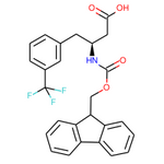 (S)-3-((((9H-Fluoren-9-yl)methoxy)carbonyl)amino)-4-(3-(trifluoromethyl)phenyl)butanoic acid|CS-W016707|270065-78-6