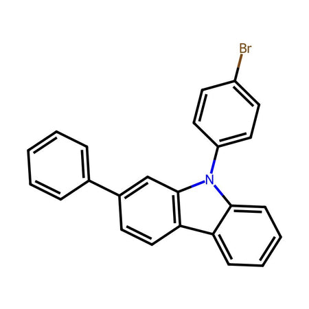 9- (4-Bromophenyl) -2-phenylcarbazole , 98%|9265262|1235563-74-2