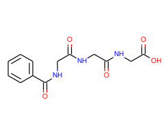 2-[[2-[(2-Benzamidoacetyl)amino]acetyl]amino]acetic acid, 95%|595489|31384-90-4