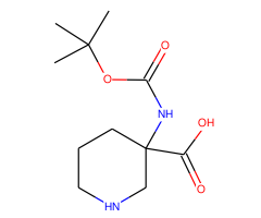 3-[(2-Methylpropan-2-yl)oxycarbonylamino]piperidine-3-carboxylic acid|CS-0035423|436867-71-9