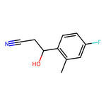 3-(4-Fluoro-2-methylphenyl)-3-hydroxypropanenitrile|CS-0305649|1510168-67-8