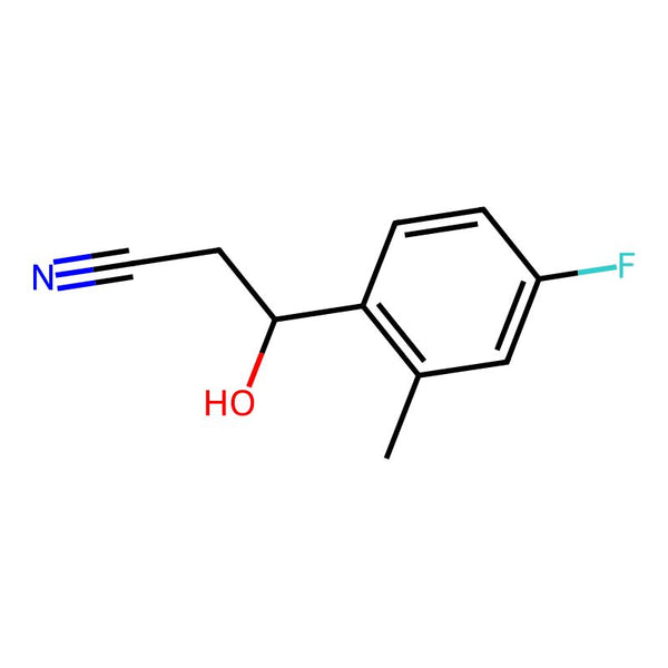 3-(4-Fluoro-2-methylphenyl)-3-hydroxypropanenitrile|CS-0305649|1510168-67-8