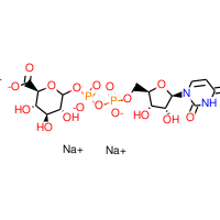 Uridine 5'-diphosphoglucuronic acid trisodium salt, 90%|599435|63700-19-6