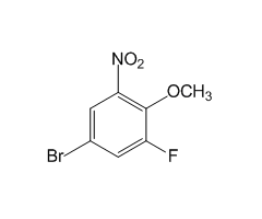 4-Bromo-2-fluoro-6-nitroanisole, 97%|599992|74266-66-3