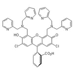 9-(2-Carboxyphenyl)-2,7-dichloro-4,5-bis[di(2-pyridyl)aminomethyl]-6-hydroxy-3-xanthanone ZINPYR-1|07-0314|288574-78-7
