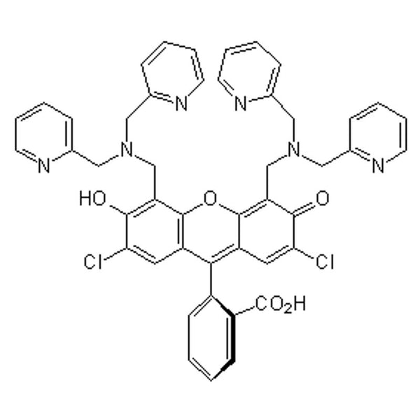 9-(2-Carboxyphenyl)-2,7-dichloro-4,5-bis[di(2-pyridyl)aminomethyl]-6-hydroxy-3-xanthanone ZINPYR-1|07-0314|288574-78-7