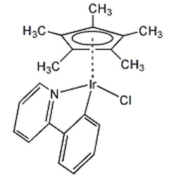 Chloro(pentamethylcyclopentadienyl)[(2-pyridinyl-kN)phenyl-kC]iridium(III), 99%|77-0650|945491-51-0