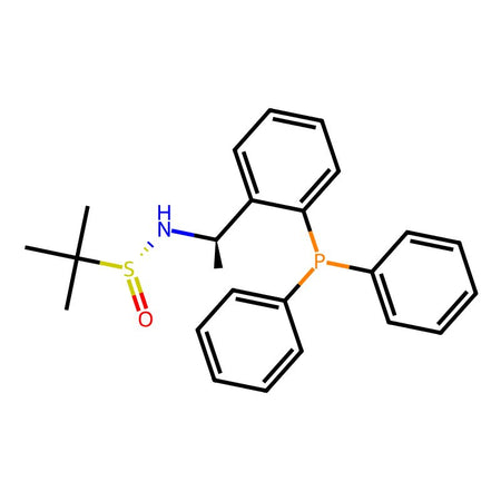 [S(R)]-N-[(1R)-1-[2-(Diphenylphosphino)phenyl]ethyl]-2-methyl-2-propanesulfinamide, 95%|9223150|1595319-89-3