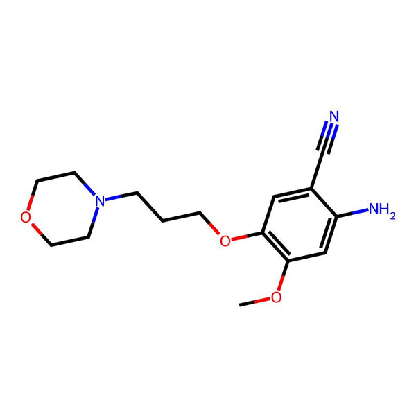 2-Amino-4-methoxy-5-(3-morpholinopropoxy)benzonitrile|CS-0022482|675126-27-9