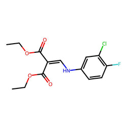 Diethyl 2-(((3-chloro-4-fluorophenyl)amino)methylene)malonate|C1802596|70032-30-3