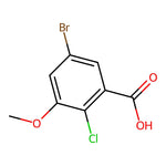 5-Bromo-2-chloro-3-methoxybenzoic acid|CS-0130071|1415467-76-3