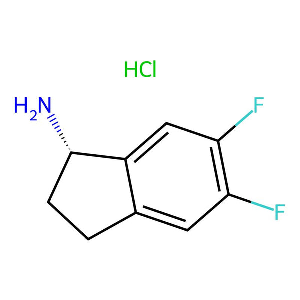 (S)-5,6-Difluoro-2,3-dihydro-1H-inden-1-amine hydrochloride|CS-0095511|1029689-74-4