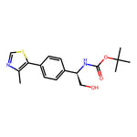 tert-butyl (R)-(2-hydroxy-1-(4-(4-methylthiazol-5-yl)phenyl)ethyl)carbamate|CS-1006956|2156591-03-4