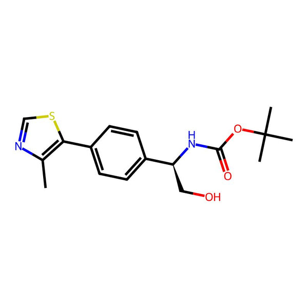 tert-butyl (R)-(2-hydroxy-1-(4-(4-methylthiazol-5-yl)phenyl)ethyl)carbamate|CS-1006956|2156591-03-4