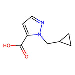 1-(Cyclopropylmethyl)-1H-pyrazole-5-carboxylic acid|CS-0374587|1497772-92-5