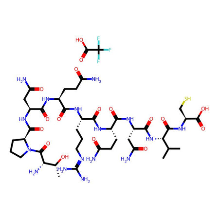 H-Thr-Pro-Asn-Gln-Arg-Gln-Asn-Val-Cys-OH trifluoroacetate salt|CPTD786560|2022956-41-6