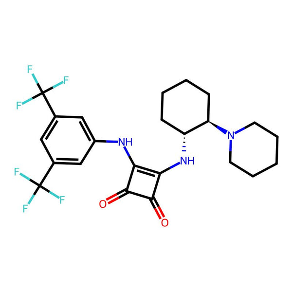 3-((3,5-Bis(trifluoromethyl)phenyl)amino)-4-(((1R,2R)-2-(piperidin-1-yl)cyclohexyl)amino)cyclobut-3-ene-1,2-dione|CS-0092945|1211565-11-5