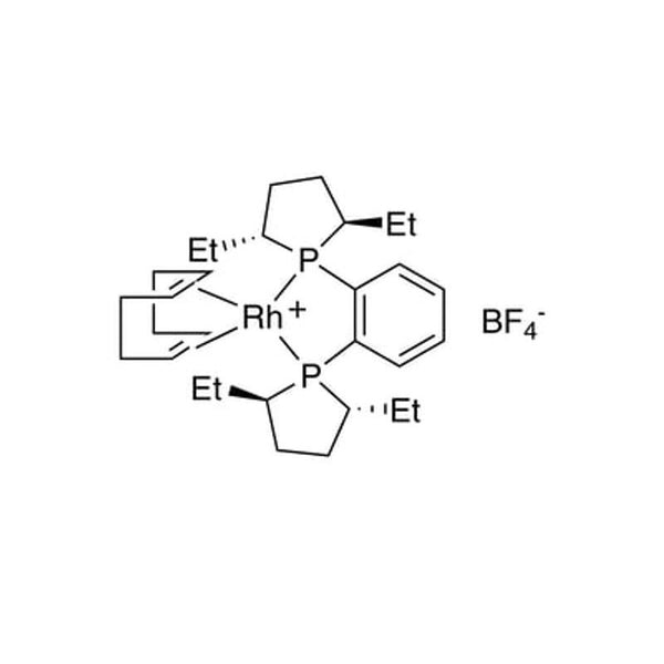 (-)-1,2-Bis((2R,5R)-2,5-diethylphospholano)benzene(1,5-cyclooctadiene)rhodium(I) tetrafluoroborate, 98+% (R,R)-Et-DUPHOS-Rh|45-0148|228121-39-9